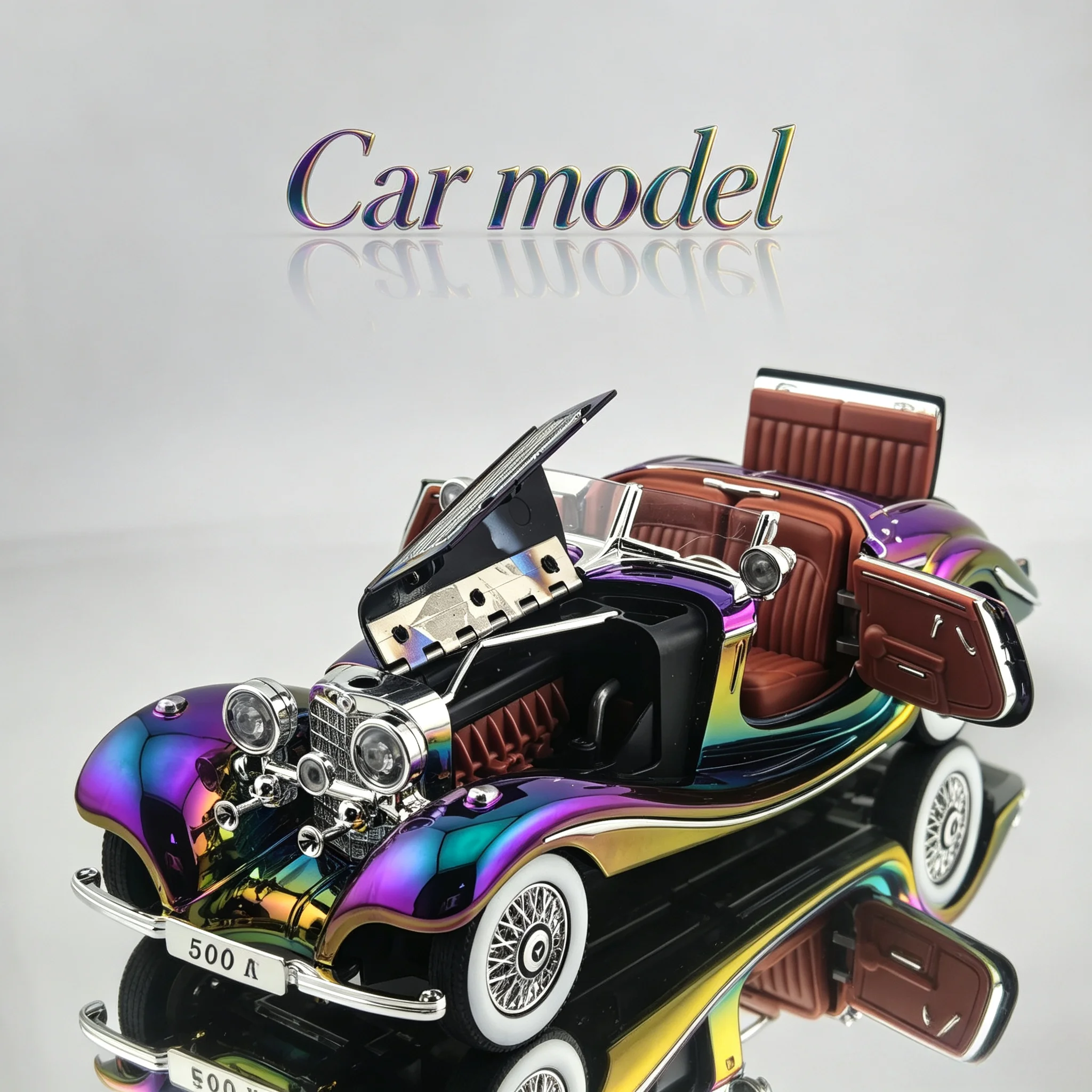 1:24 Scale Alloy Model Racing Car Model with Base, Exquisite Alloy Car Model Toy, Adult Collection and Home Decoration