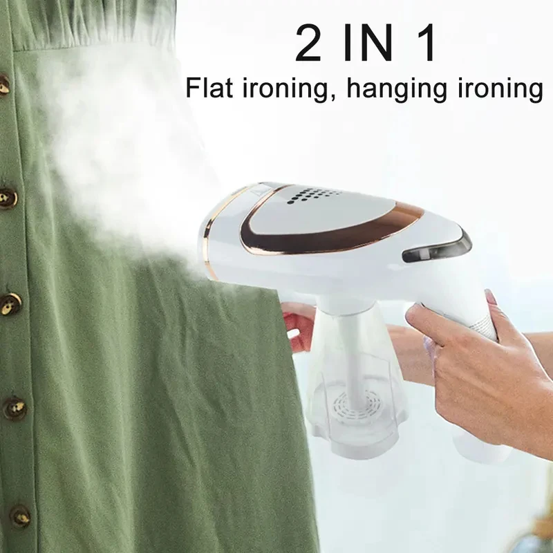 250ml Water Tank Handheld Steamer with Brush 1600W Travel Size Handheld Garment Steamer Removes Wrinkles for Home and Travel Use