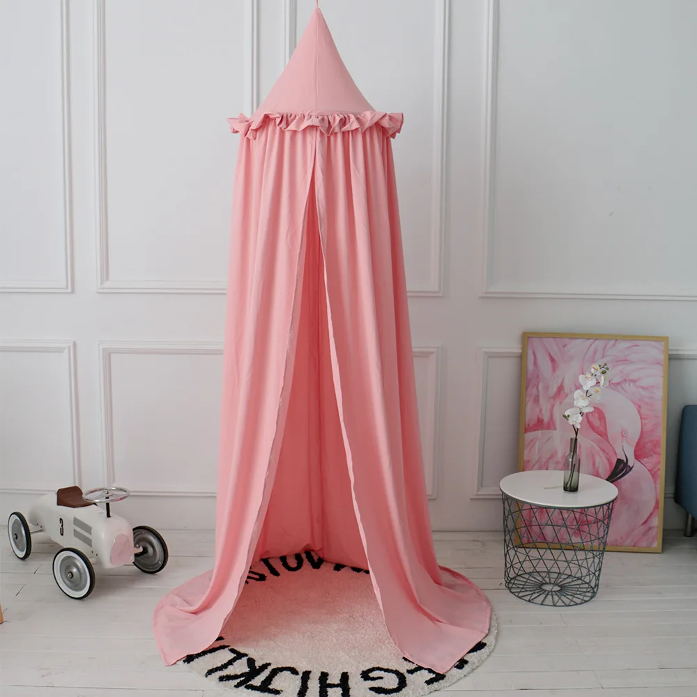 

Baby Mosquito Net Lace Dome New Soft Breathable Children Sleep Anti-mosquito Blackout Bed Curtain Cartoon Tent Home Decorations