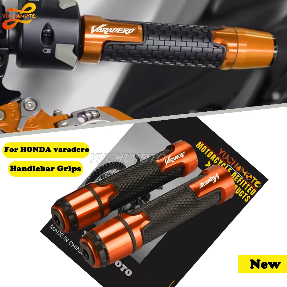 Motorcycle Accessories For HONDA VARADERO XL125 XL 125 2004-2013 2012 CNC Handlebar Handle Grip Handle Bar Hand Grips End Plug