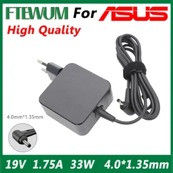 19V 1.75A 33W EU PLUG Laptop Notebook AC Power Supply Adapter Charger For ASUS Vivobook S200 X200T X205T X202E X541NA AD890326