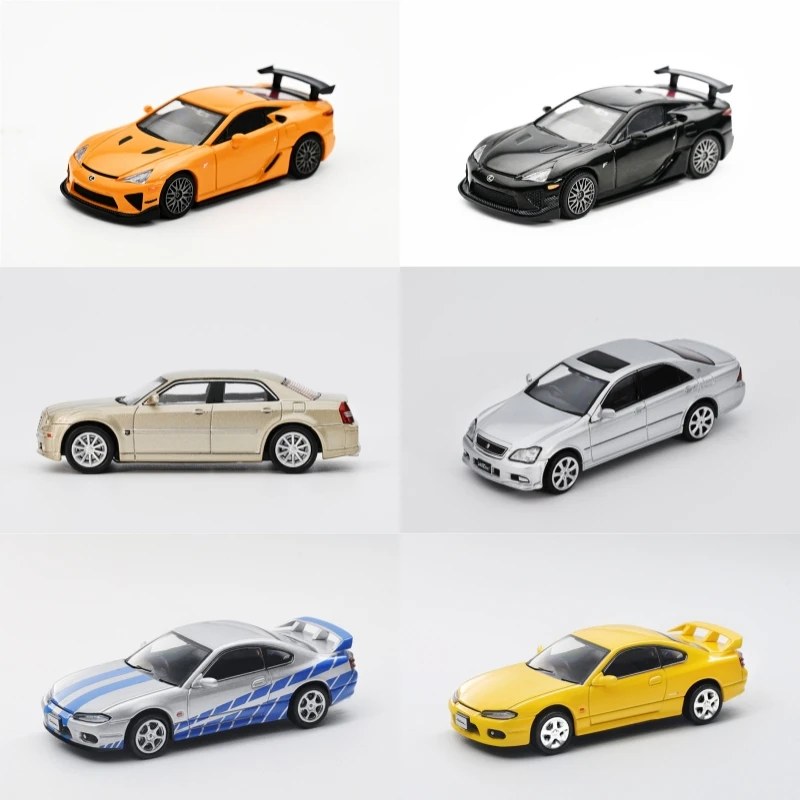 

DCT SHADOW 1:64 LFA Nürburgring Package 300C SRT8 Gold S15 Silvia Crown Athlete GRS184 Diecast Model Car