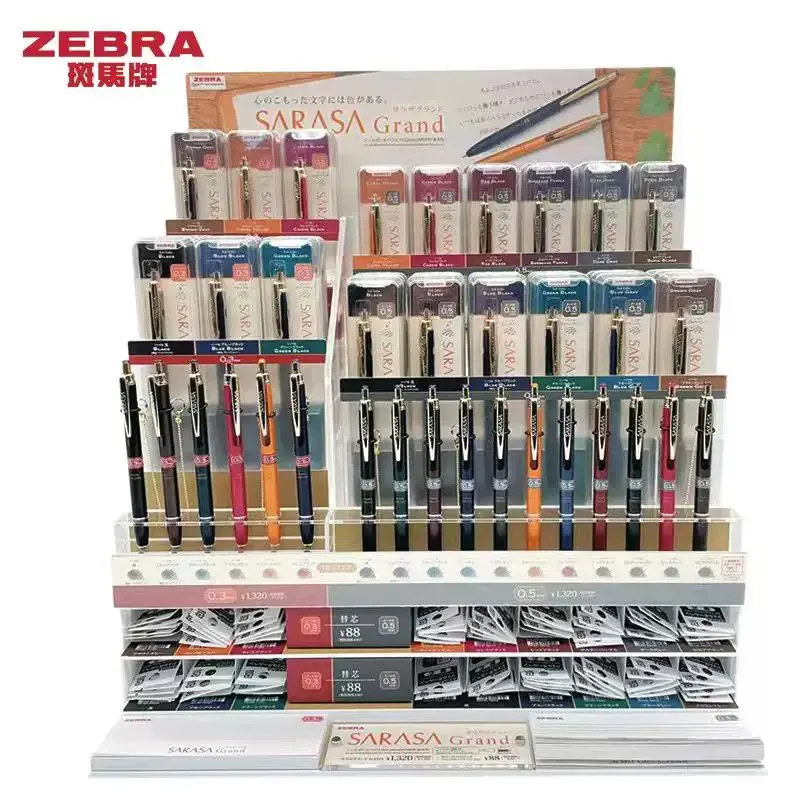 Zebra JJ57 Heavy-Duty Metal Gel Pen,Assorted Colors 0.5mm Vintage Signing Pen,Precision Effortless Writing ForCalligraphy&Office