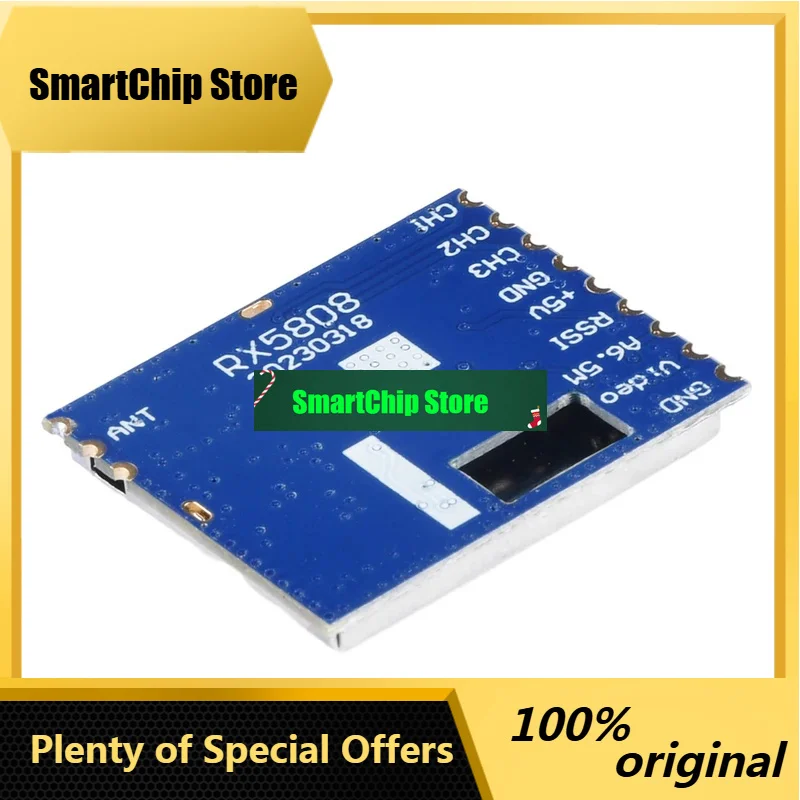 SmCpRX5808 Receiver Module Wireless Audio Video Receiver Module 5.8G SPI/switch Control For FPV Systems RC Helicopter 4.8~6.0GHz