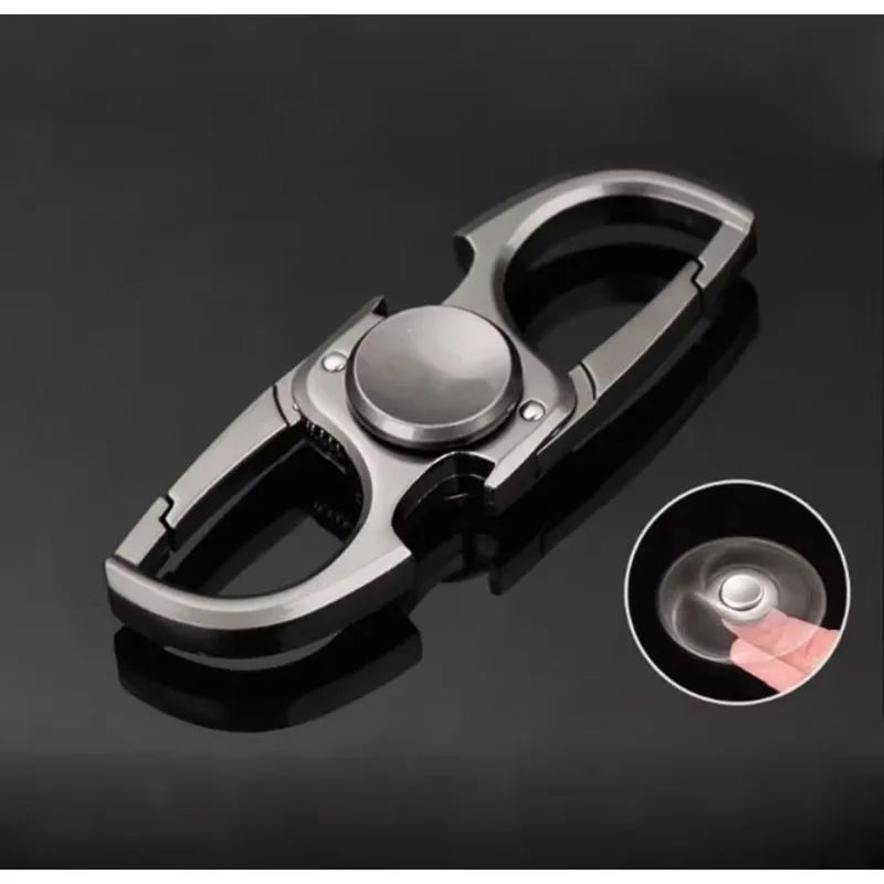 Finger Spinner Fidget Hand Spinner Anti-Anxiety Toy Relieves Stress Finger Spinner Ketchain Bottle Opener