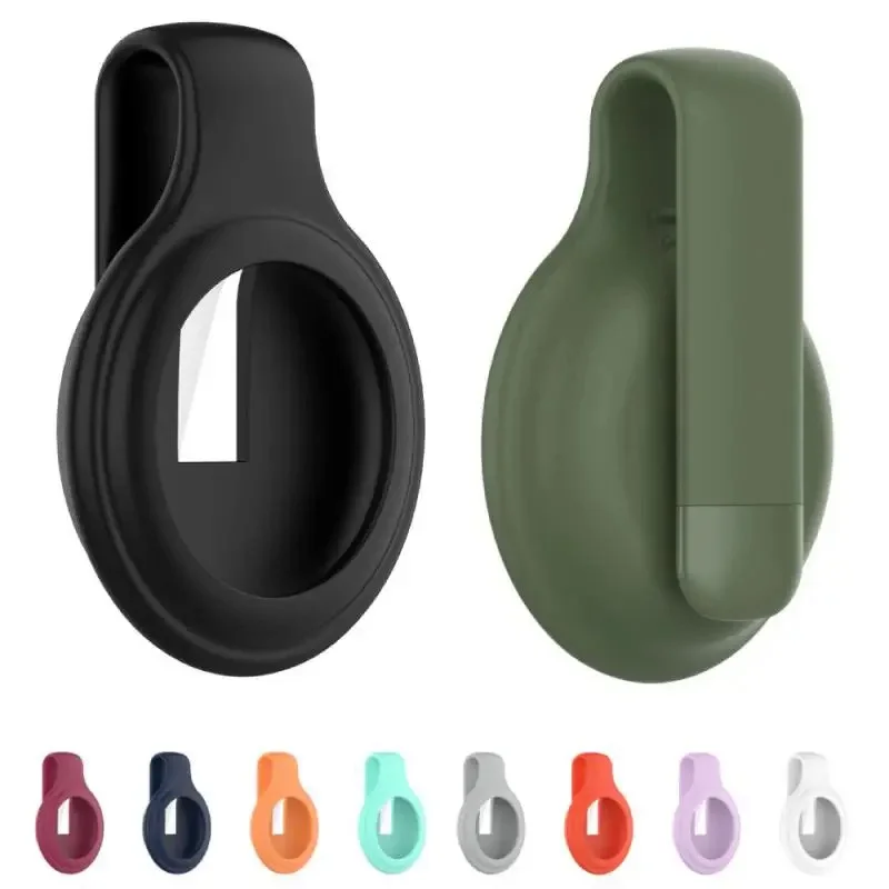 Airtag Case Clip for Locator Tracker Protect Cover Anti-lost Kids Air Tag Case Holder Keychain Steel for AirTag