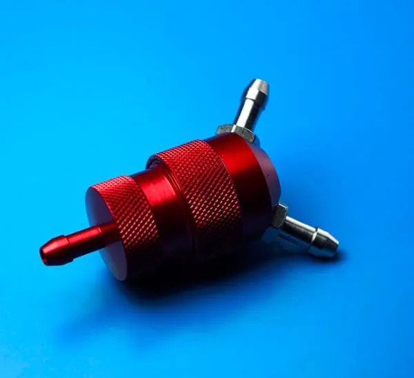 DLE Metal Fuel Filter for RC Gas Engine Airplane Inline Fuel Line Debris Protection