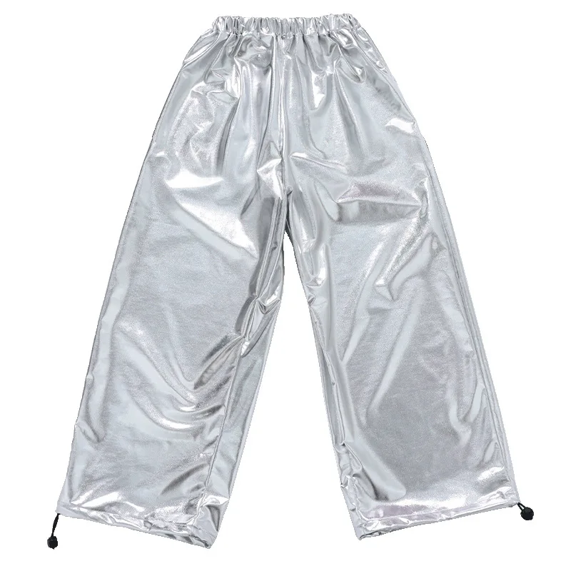 Trajes de desempenho de dança jazz para meninas, trajes de dança de rua infantil, conjuntos de pista de palco de grupo de meninas de hip-hop