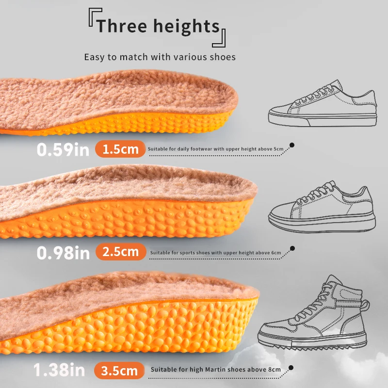 الحرارية ذاتية التسخين الارتفاع زيادة النعال للأقدام الدافئة رغوة الذاكرة تدليك النعال للأحذية الشتاء الرياضة نعل التدفئة الذاتية
