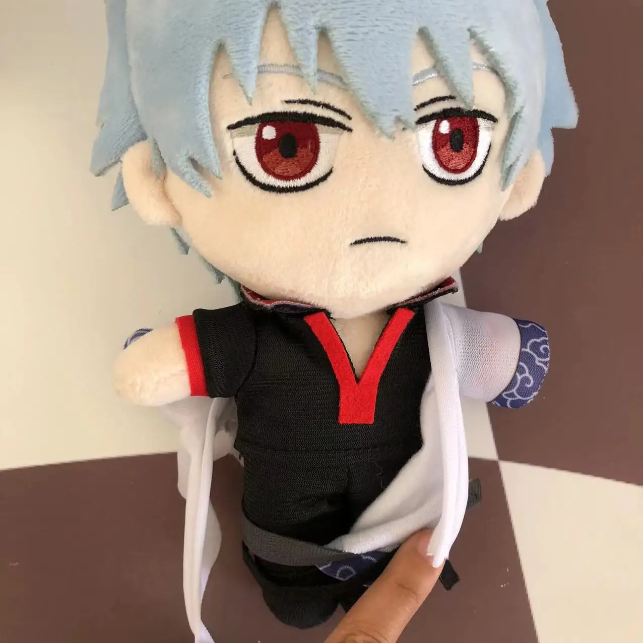 Anime Gintama Sakata Gintoki Cosplaies Peluche Bambola Giocattolo Gioco Carino Morbido Farcito Cuscino Bambini Ventole Regalo Di Natale 20 cm