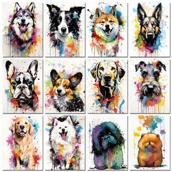 Animal Diamond Painting Graffiti Rhinestone Embroidery Dog Mosaic Cross Stitch Children Gift Art Handmade Home Decoration