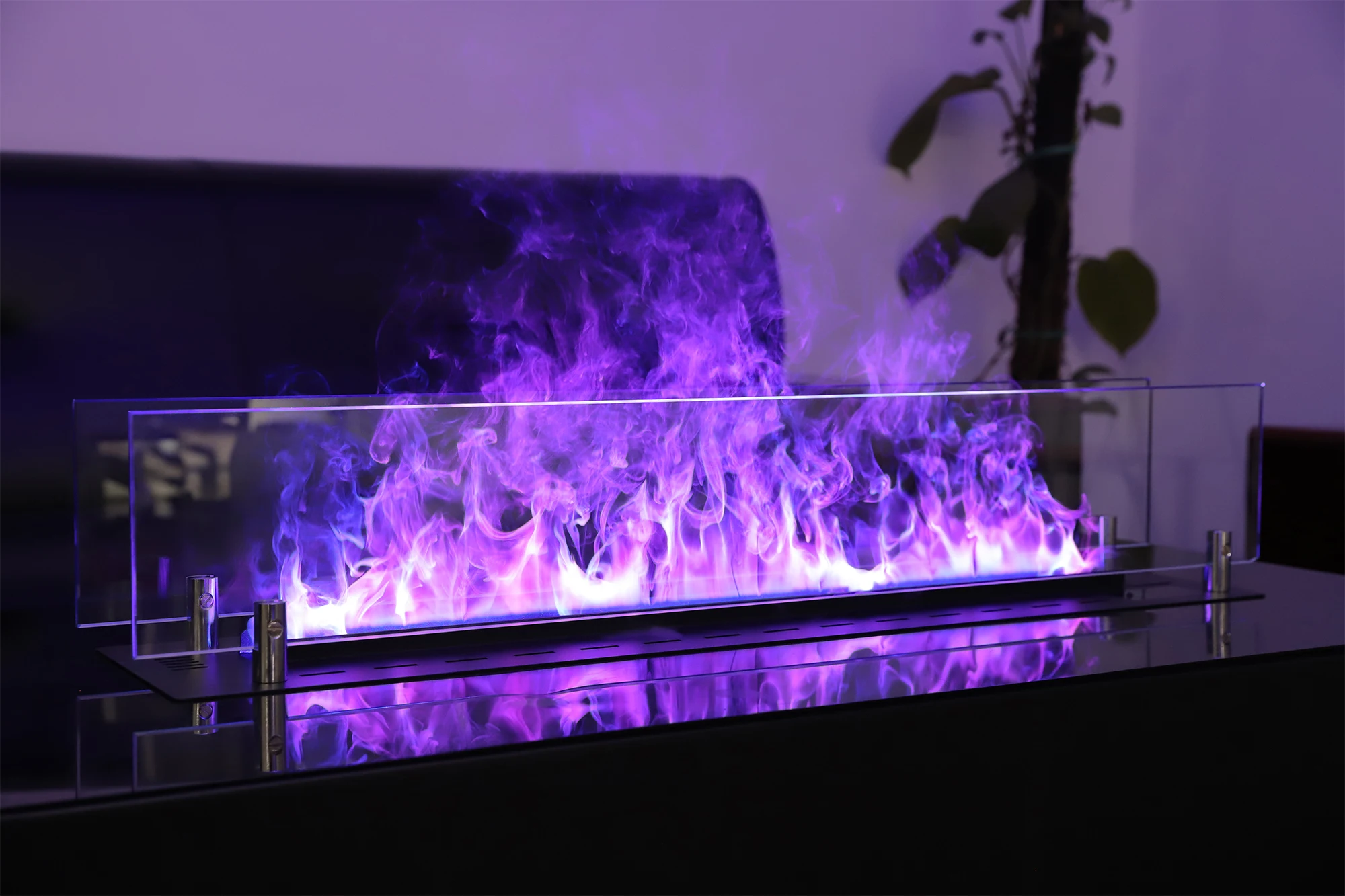 Inno-Fire 36 Inch   3d Electric Fireplace Color Fire Flame 3D Water Steam Electric Fireplace