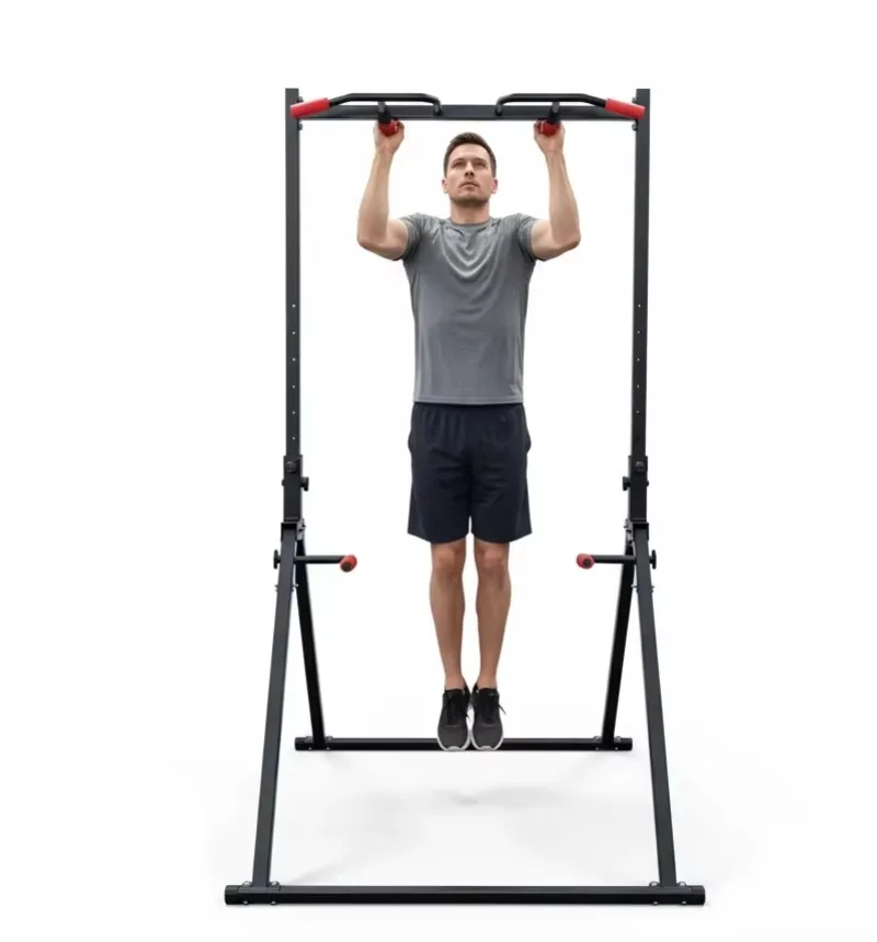 Home Fitness Equipment Adjustable Portable Strength Tower Pull-up Pole Parallel Bar Station Steel Indoor