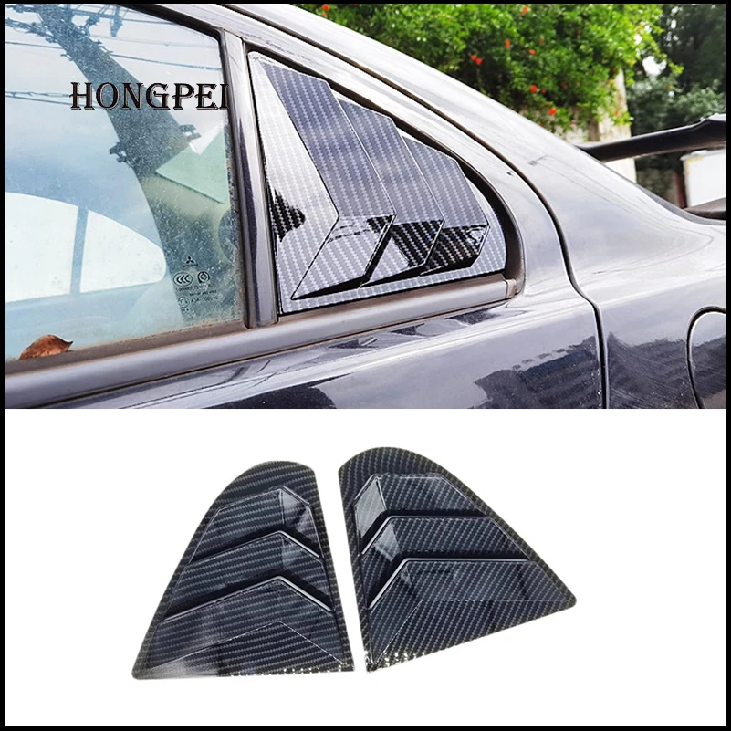 

Car Styling Rear Window Side Vent Shutter Louver Trim Cover For Mitsubishi Lancer EX X Evo 2008-2018 Auto Accessories