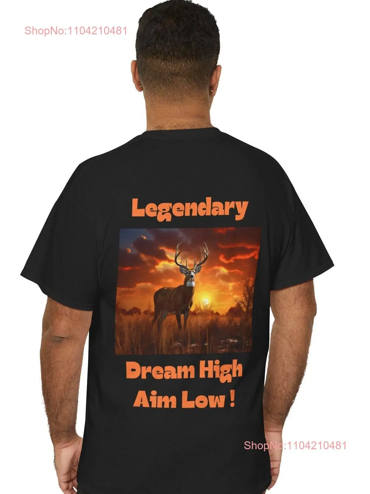 Legendary Whitetail Hunting T Shirt Heavy Cotton long or short sleeves