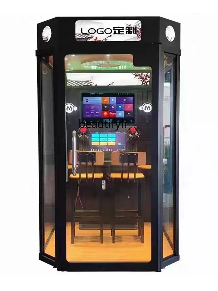 

Singing machine singing room home karaoke soundproof room mute small learning warehouse telephone booth