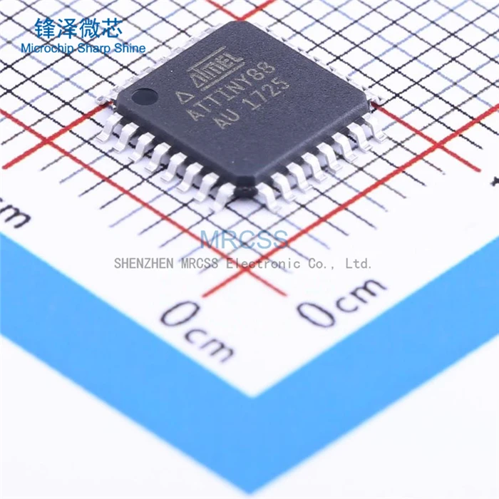 MCU 8-bit AT89 80C51 CISC 8KB Flash 2.5V/3.3V/5V 32-Pin TQFP T/R - Tape and Reel ATTINY88-AUR