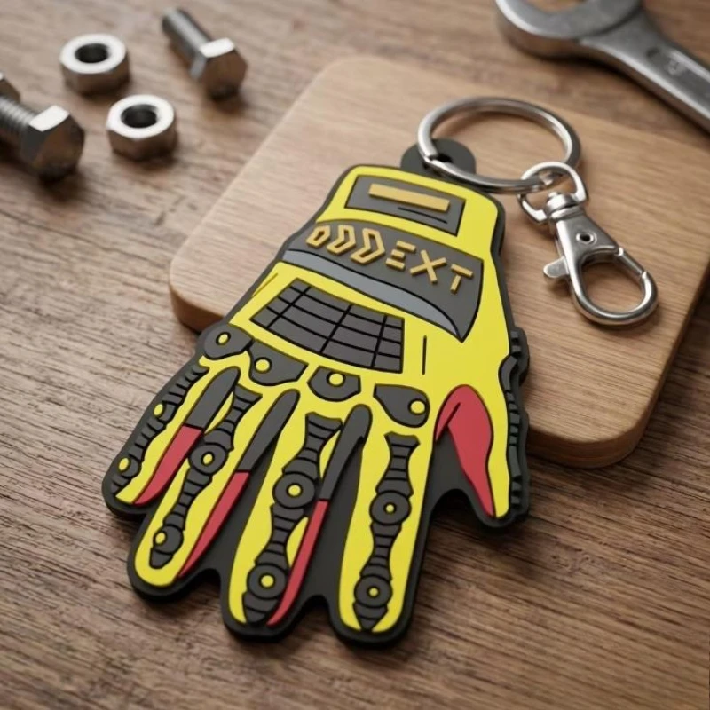 Custom PVC Keychain Personalized Soft Rubber Keyring 3D Logo Bulk Wholesale Promotional Custom Shape Keychain MOQ 50PCS