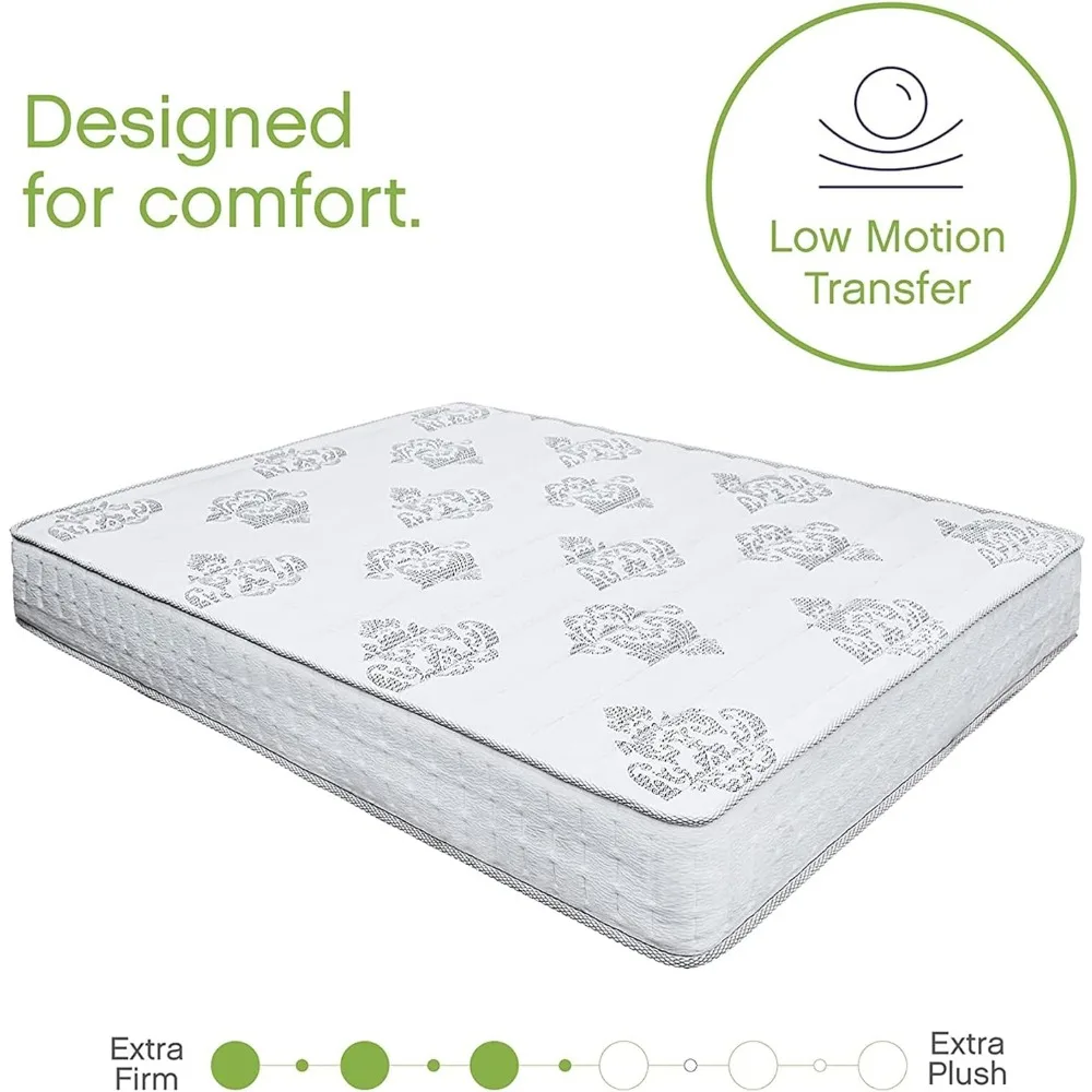 Decker Memory Foam e Colchão Innerspring, Marcas Clássicas, Cama em caixa Híbrida, 10"