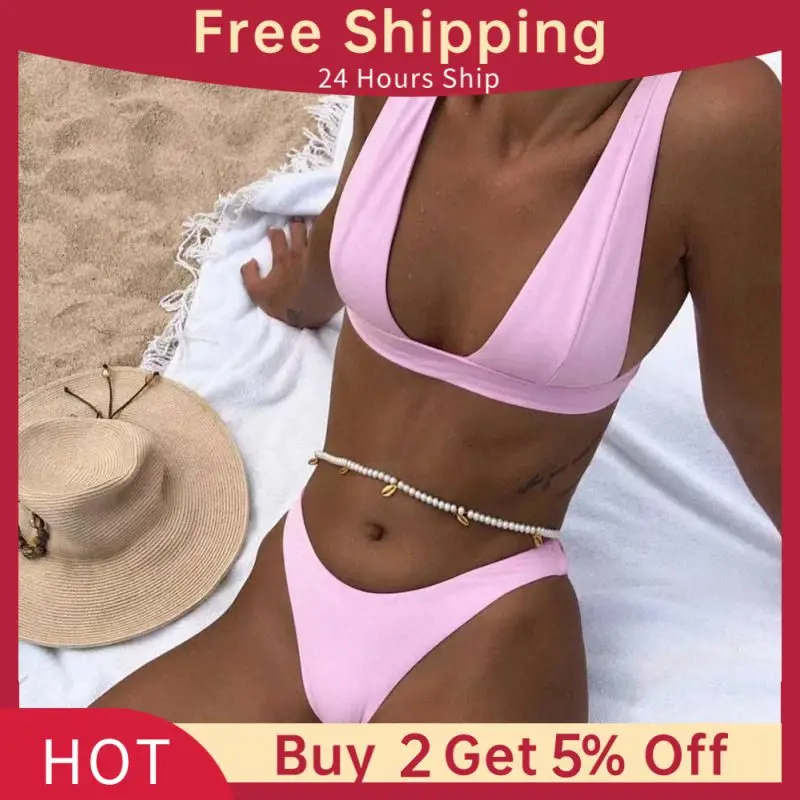 2023 New Sexy Bikini Swimwear Women Bikini Top For Big Boobs Push Up Swimsuits Summer Beach Style Bikinis Set Swimming Suit