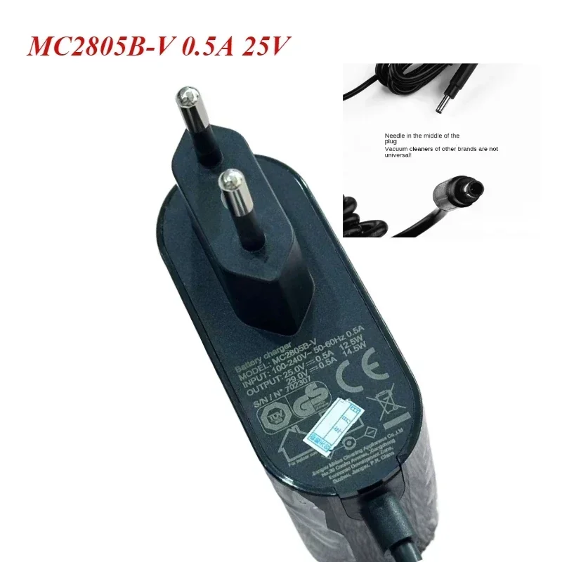 

Зарядное устройство MC2805B-V 0,5 А 25 В ЕС для пылесоса Midea V5 P5s P6 500 мА
