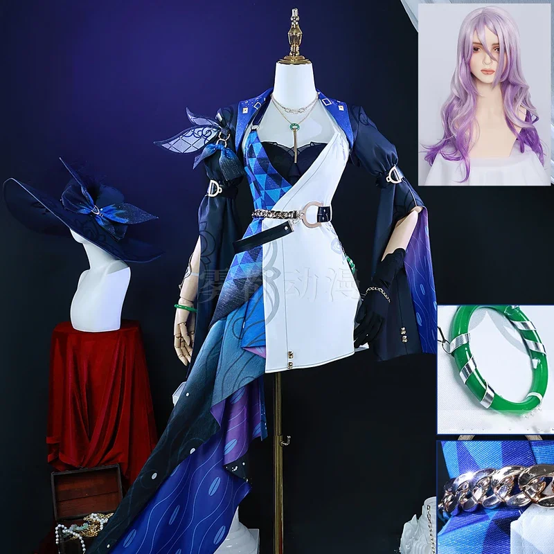 Honkai Star Rail Jade Cosplay Costume Adult Carnival Uniform  Anime Halloween Party Costumes Masquerade Women Game