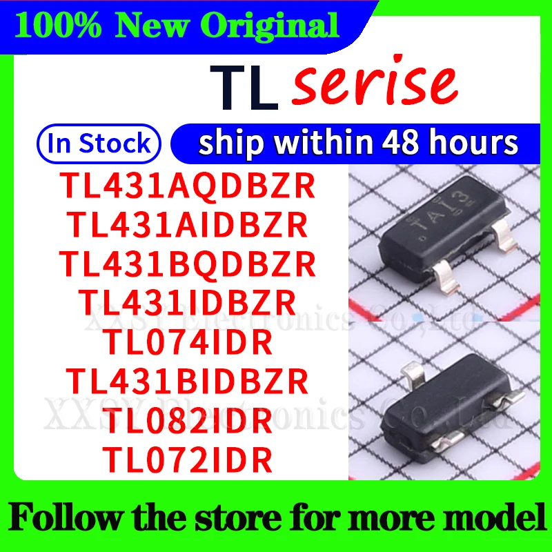 10pcs/lot TL431AQDBZR TL431AIDBZR TL074IDR TL431BQDBZR TL072IDR TL431IDBZR TL431BIDBZR TL082IDR 48 Hours ship