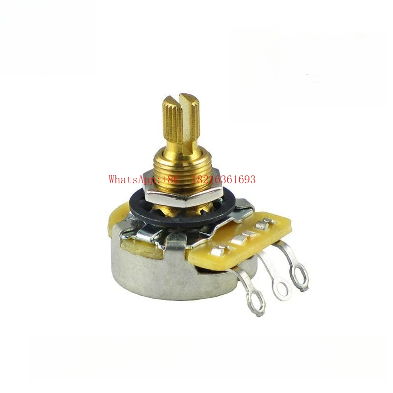 CTS Potentiometer 250K Electric Guitar Bass Knob Volume Tone Aluminum Axis 500K