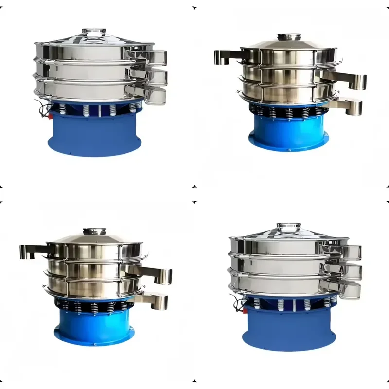 Automatic Ultrasonic Rotary Vibrating Separator Industrial Multi-Deck Circular Stainless Steel Sifter for Powder Slurry