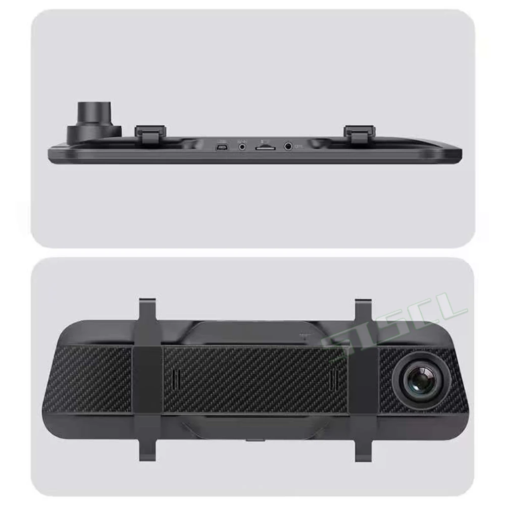 

Full HD 9.66 Inch Car touch screen video recorder rearview mirror driving recorder front and rear cameras