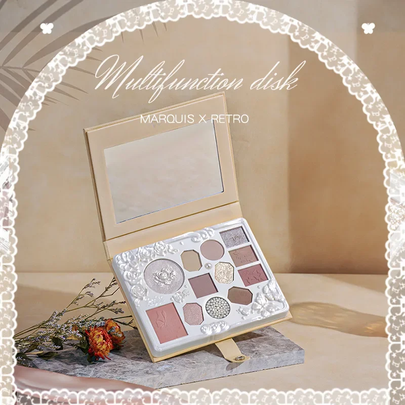 Marquis Vlinders Oogschaduwpalet Highlight Blush Palette Matte Shimmer Shine Nude Eye Glitter Make-up Zeldzame schoonheid Cosmetica