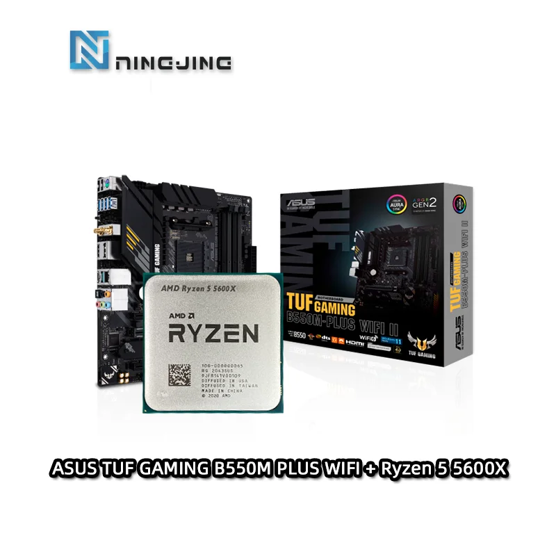 AMD R5 5600X CPU + ASUS TUF GAMING B550M-PLUS WIFI II AMD B550