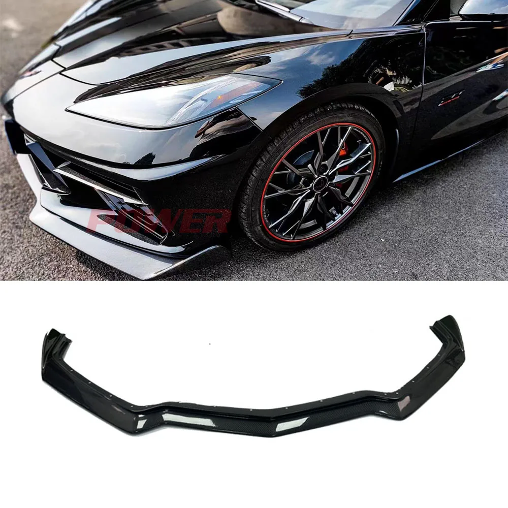 

Carbon Fiber Front Bumper Lip For Corvette C8 Z51 Stingray