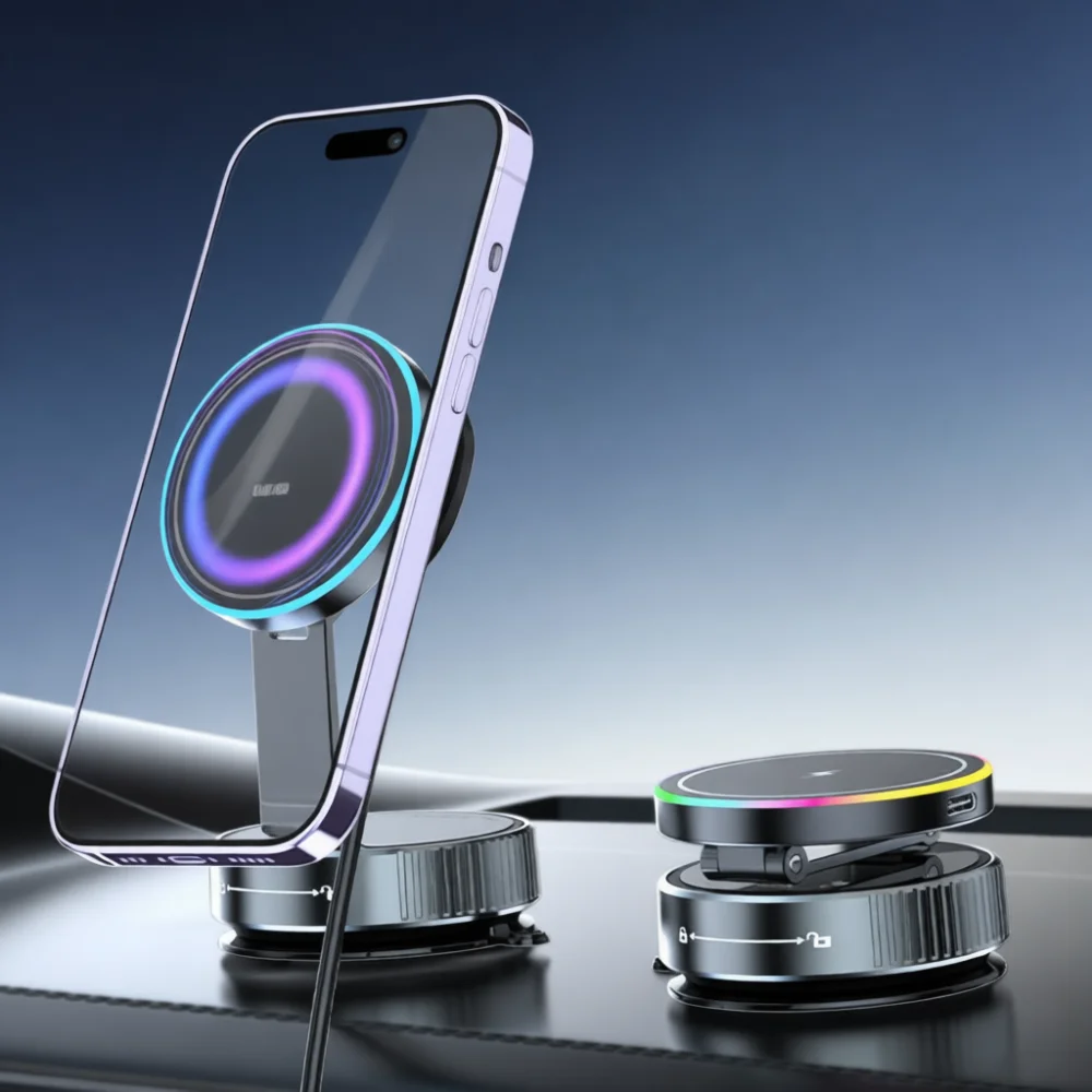Car Mount Magnetic Wireless Ch - огляд і ціна Wireless Car Charger Mount Fast Charging