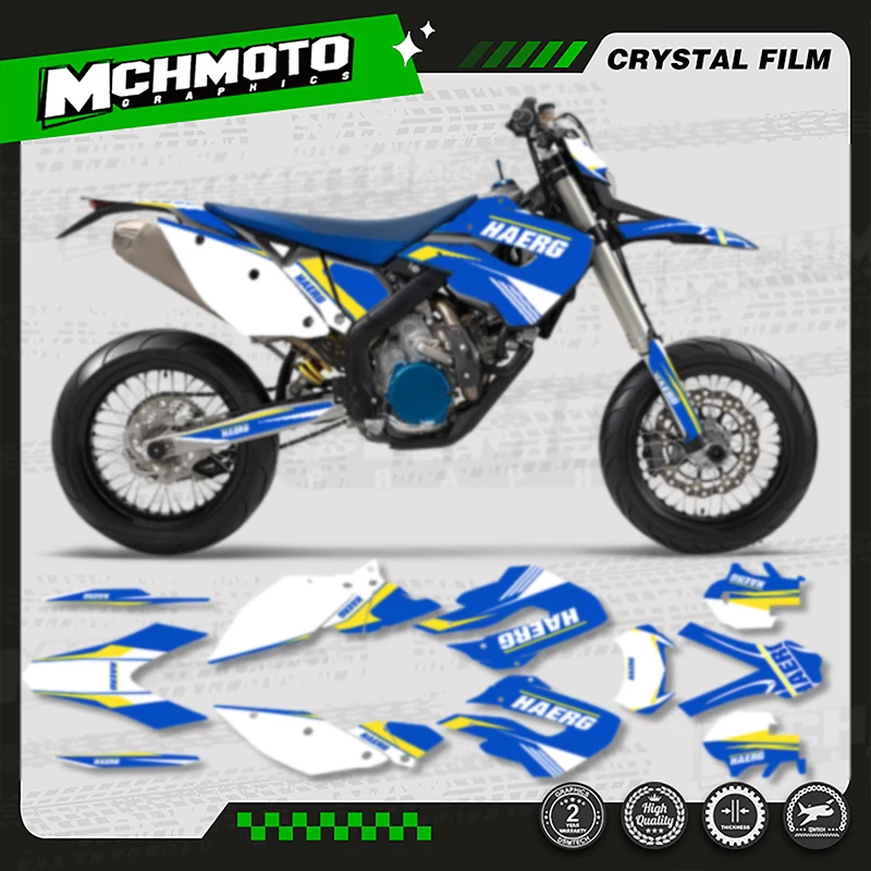 

MCHMFG Custom Team Graphics Backgrounds Decals Stickers Kit For HUSABERG 2009-2012 FE 390 450 570-TE 250 300 -FX 450-FS 570 006