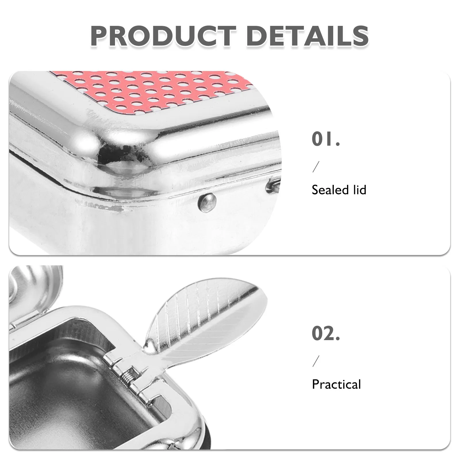 Car Ashtray 2 Pack Unbreakable Cigarette Butt Container with Lid Portable Auto Cup Holder Gift for Men