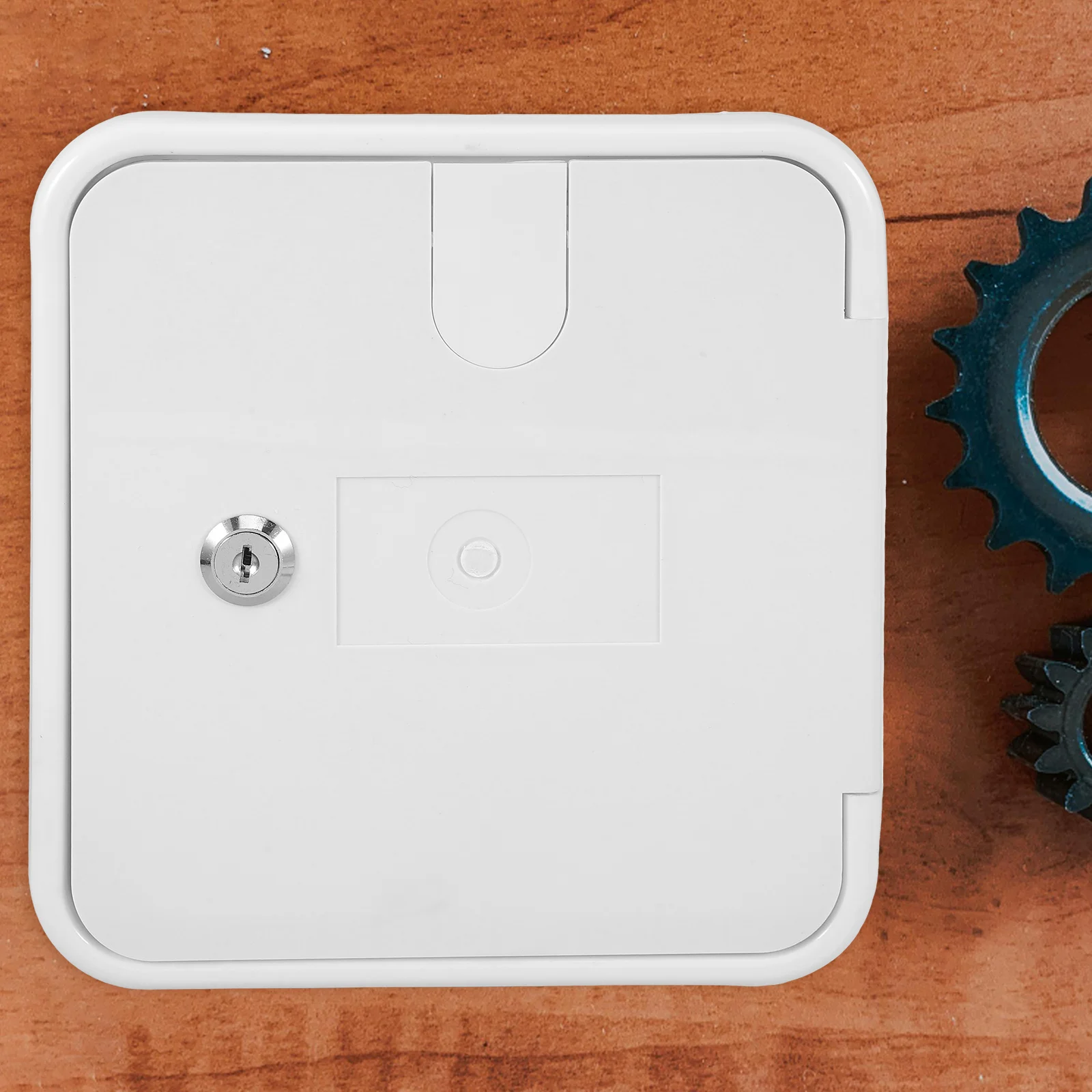 

Rv Power Cable Hatch Door with Screws for Campervan Electrical Access Compartment Easy Installation Compatible with Various Rv