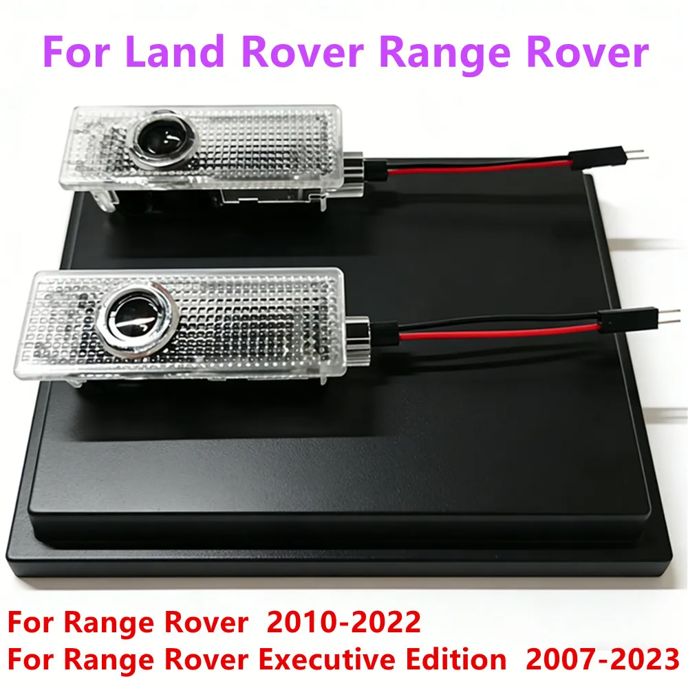 2Pcs Car door decoration accessories projection welcome light For Land Rover Range Rover 3 4 L405 L551 L322 2010-2020-2022 SVR
