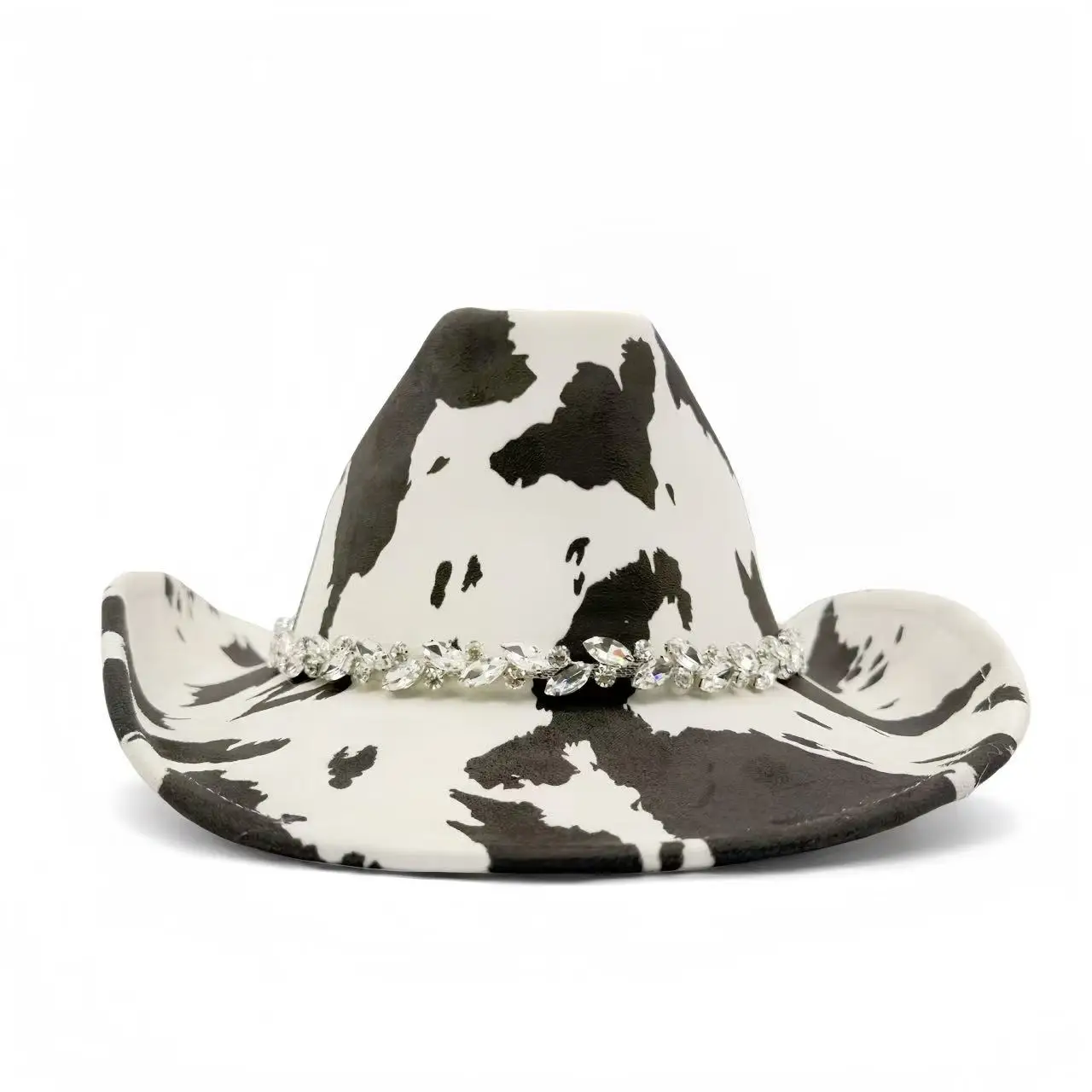 

Rhinestone Cowboy Hat Luxury Top Hat for Women Men Party Festival Accessories Country Music Concert Cowgirl Headwear