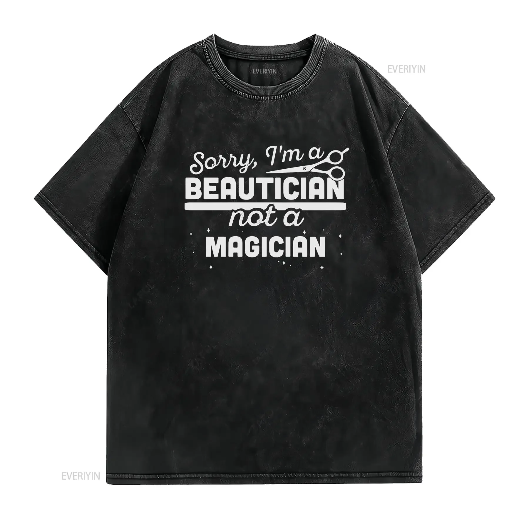 Funny Beautician T Shirt for a Hairdresser Stylist vintage Washed Comfortable Soft Breathable Stylish designer clothes Casual