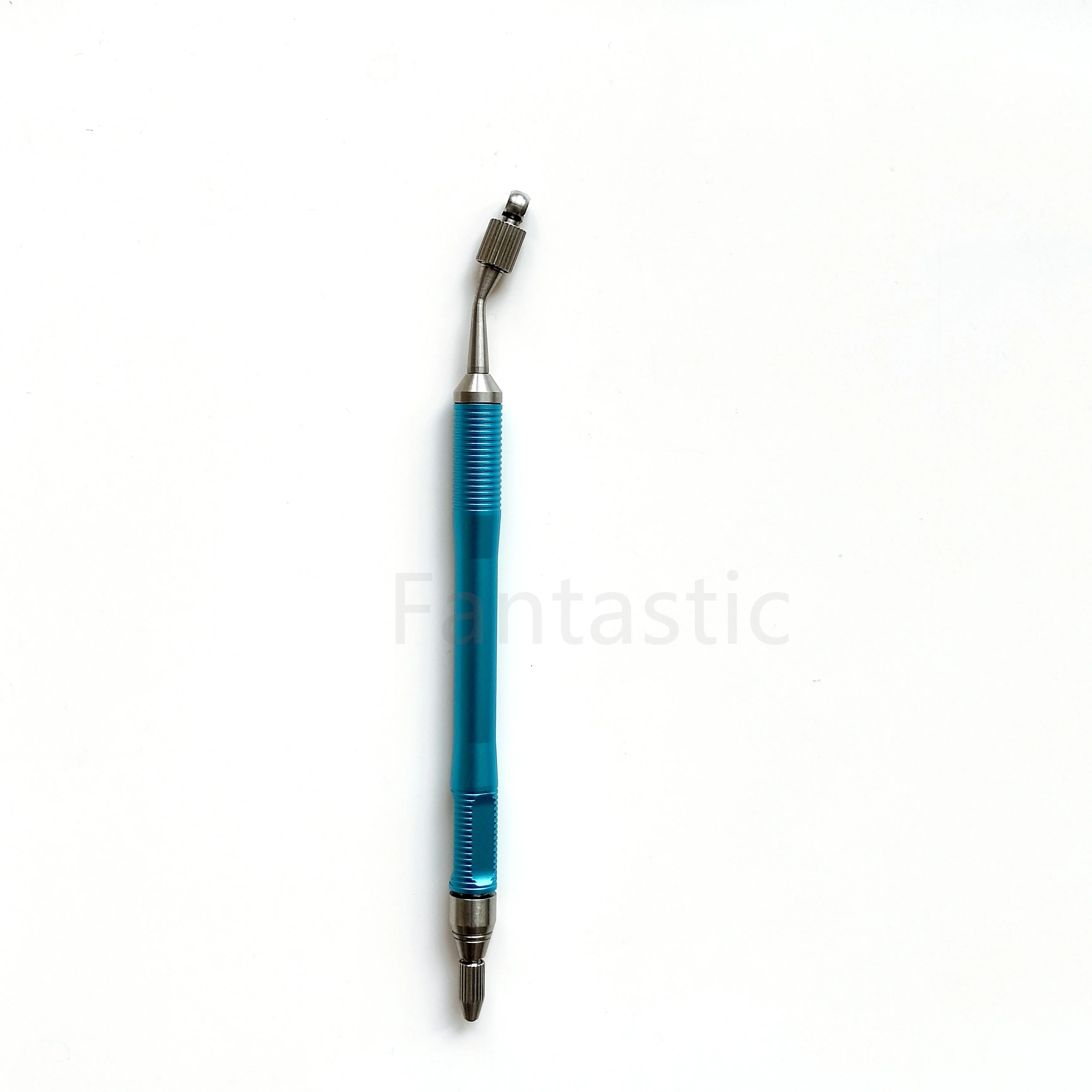 5Kits Dental Micro Metal Blue Clean H-Files Hand File Holder Two in One 90 Degree Prebent For Root Canal Micro Therapy