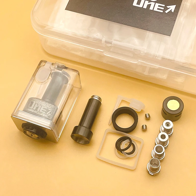 DSX ทนทาน One OneUP อัพเกรด RBA ชุดถัง 316ss สําหรับ DOTMod Dotaio V1 / V2 BB / Billet / Boro Mod Air Pins1/2/2.5/3.0/4.0 มม.