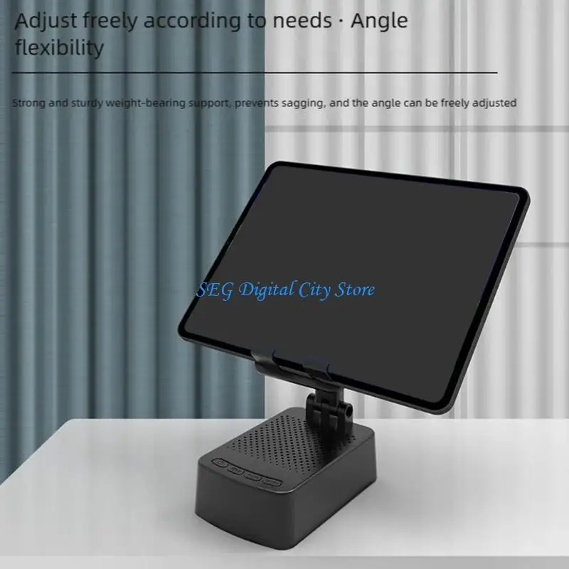 U75B Speaker Phone Stand Rotatable Adjustable Phone Holder for Smartphone Tablets