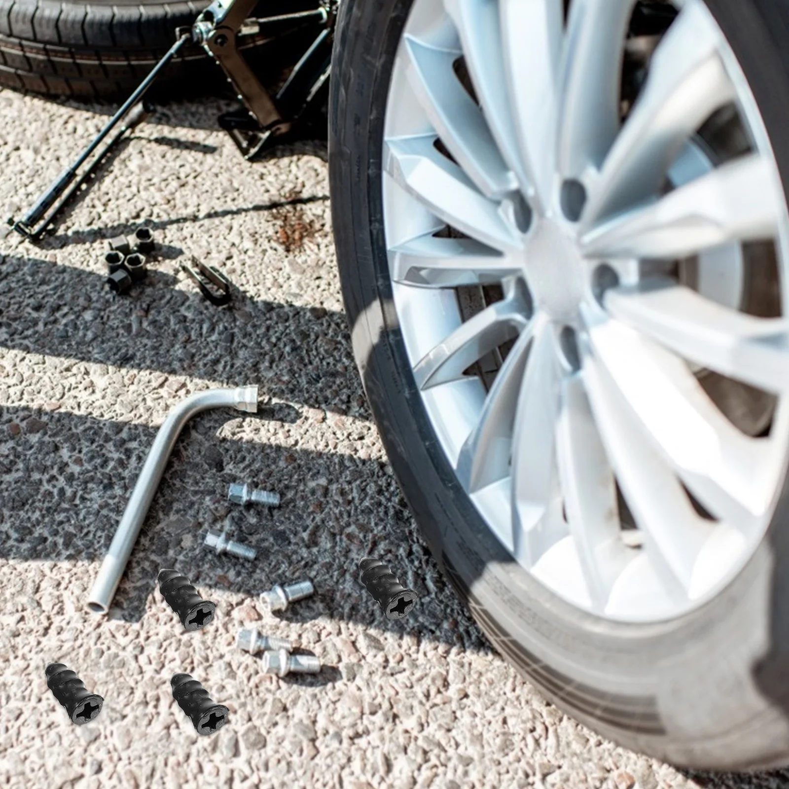 

10Pcs Tire Repair Tool Motorcycle Rubber Nails Hard Anti Skid Nails Durable Corrosion Resistant Car Tire Studs Winter Wheel