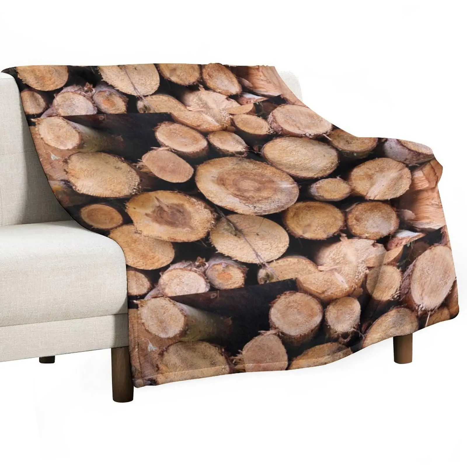 

A Pile of Timber Throw Blanket Luxury St Sofa Blankets