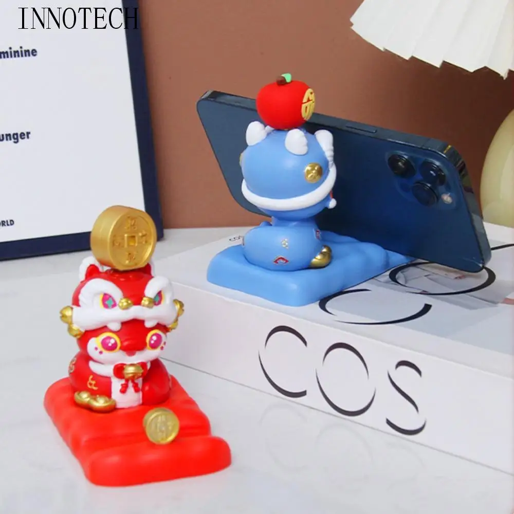 

Змея зодиака, мультяшная фигурка змеи, фигурка из смолы, подставка для мобильного телефона, креативный дизайн, держатель для телефона в виде змеи, автомобильное украшение