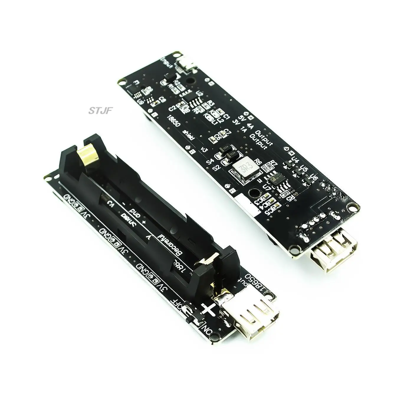 Two Voltage 18650 Lithium Battery Shield V8 Mobile Power Expansion Board Module 5V/3A 3V/1A Micro USB For Arduino ESP32 ESP8266