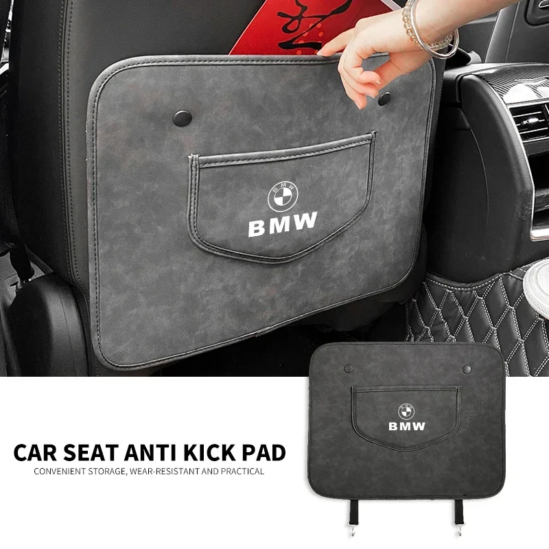 1pcs Car Seat Back Pad Anti Kick Protector For BMW E87 F20 F21 E36 E46 E90 E91 E92 E93 X1 X3 X4 X5 X6 M2 M3 M6 F30 F31 F34