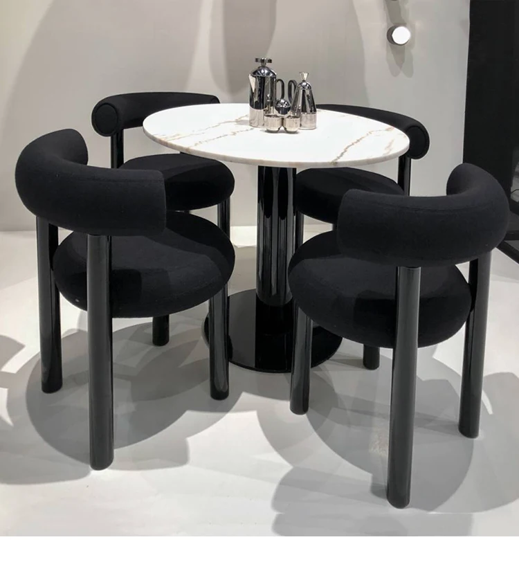 Silla de comedor moderna Taburete de bar Pata de acero inoxidable