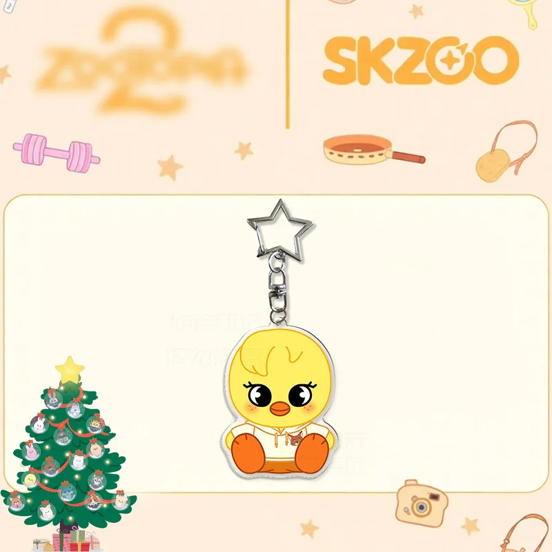 SKZOO STRAY KIDS × Zootopia 2 Collaboration Acrylic Keychain Merchandise Christmas Gift